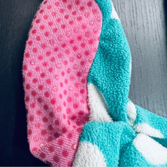 Place Blue and Pink One Piece Footies with Stripes and Polka Dots - Picture 2 of 7